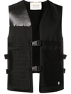 ALYX 1017 ALYX 9SM PANELLED GILET VEST - BLACK