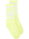 ADAM SELMAN SPORT striped sport socks 