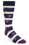 TED BAKER GRAPHIC FLORAL SOCKS,MXS-ALYSSUM-XH9M