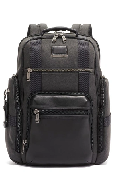 Tumi Alpha Bravo Sheppard Deluxe Water Resistant 15-inch Backpack In Graphite