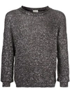 SAINT LAURENT GLITTER JUMPER