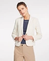 ANN TAYLOR THE PETITE NEWBURY BLAZER IN TEXTURE,498043