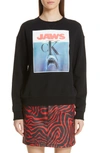 CALVIN KLEIN 205W39NYC 'JAWS' GRAPHIC SWEATSHIRT,92WWTF69 C130A