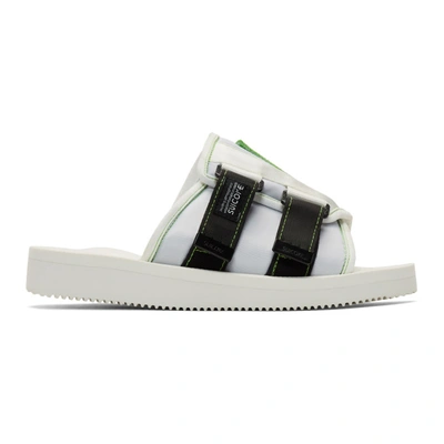 Palm Angels Suicoke Slides In White