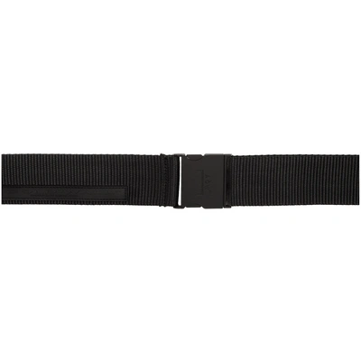 A-cold-wall* Black Webbing Belt In Sc1 1 Black