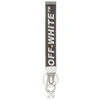 OFF-WHITE OFF-WHITE WHITE AND GREY RUBBER KEYCHAIN