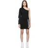 MARCELO BURLON COUNTY OF MILAN MARCELO BURLON COUNTY OF MILAN BLACK ONE SHOULDER DRESS