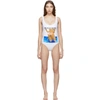 ASHLEY WILLIAMS ASHLEY WILLIAMS WHITE BEACH BUM ONE-PIECE SWIMSUIT