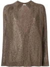 BRUNELLO CUCINELLI SHEER CARDIGAN WITH SEQUINS