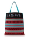 LOEWE LOEWE STRIPED LOGO TOTE BAG