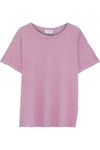 FRAME FRAME WOMAN OVERSIZED COTTON-JERSEY T-SHIRT LAVENDER,3074457345620481646