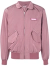 Palace Full-zipped Bomber Jacket In Pink