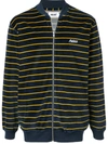 Palace Velour Bomber Jacket In Blue