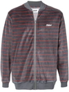 Palace Velour Bomber In Grey