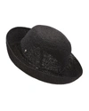Helen Kaminski Provence 10 Packable Raffia Hat In Charcoal