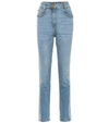VERSACE HIGH-RISE SKINNY JEANS,P00353967