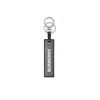 BURBERRY Kingdom print leather key ring