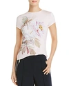 TED BAKER LORRENE BUTTERSCOTCH TEE - 100% EXCLUSIVE,WMB-LORRENE-WH9W