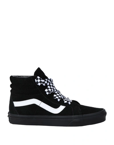 Vans Ua Sk8-hi Alt Lace Woman Sneakers Black Size 6.5 Leather
