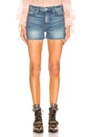Mother The Dutchie Cutoff Denim Shorts In Sacred In Sacred