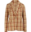 ACNE STUDIOS CHECKED JACKET,AH0014/BROWN/YELLOW