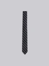 THOM BROWNE THOM BROWNE CLASSIC NECKTIE IN SHADOW REPP STRIPE 2PLY MOHAIR,MNL001A0144512226268
