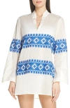 TORY BURCH STEPHANIE EMBROIDERED COVER-UP TUNIC,57116