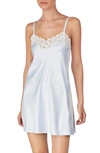 LAUREN RALPH LAUREN LACE TRIM SATIN CHEMISE,LN21684