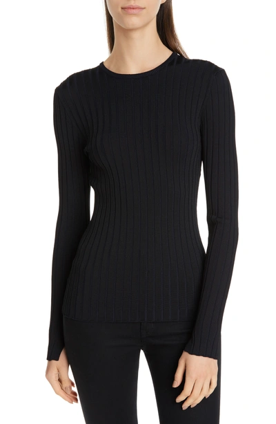 Equipment Saviny Sweater In True Black/eclipse