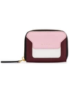Marni Squared Zip-around Wallet In Purple