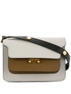 Marni Trunk Shoulder Bag In Grey