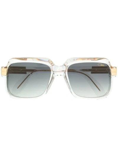 Cazal Oversized Sunglasses In White
