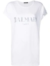 BALMAIN EMBROIDERED LOGO T-SHIRT