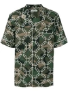VALENTINO VLTN PIPED CAMOUFLAGE SHIRT