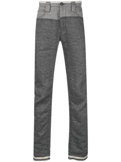 Ziggy Chen Straight-leg Trousers - 灰色 In Grey