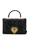 DOLCE & GABBANA QUILTED-EFFECT DEVOTION TOTE BAG
