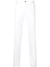 Incotex Skinny-fit Chino Trousers In White