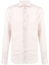 ALESSANDRO GHERARDI ALESSANDRO GHERARDI POINTED COLLAR SHIRT - 大地色