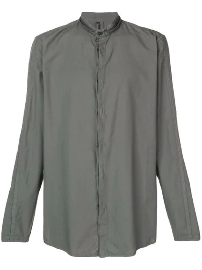 Transit Banded Collar Shirt - 灰色 In Grey