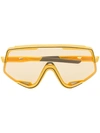 100% EYEWEAR YELLOW GLENDALE TINTED SUNGLASSES