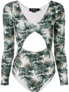 PATBO PALM CUTOUT ONE-PIECE