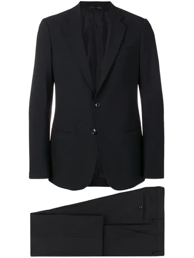 Giorgio Armani Formal Single Breasted Suit In Black
