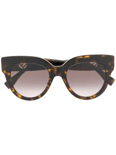 Fendi Eyewear F Is  Sunglasses - 棕色 In Brown