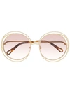 CHLOÉ CARLINA CHAIN SUNGLASSES