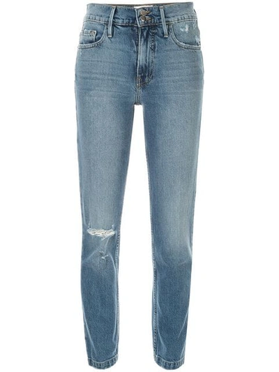 Frame Heritage Sylvie Skinny Jeans In Blue
