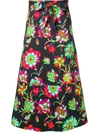 La Doublej Long A Printed Midi Skirt In Dandelion