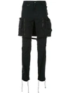 UNDERCOVER UNDERCOVER SKINNY TROUSERS - 黑色