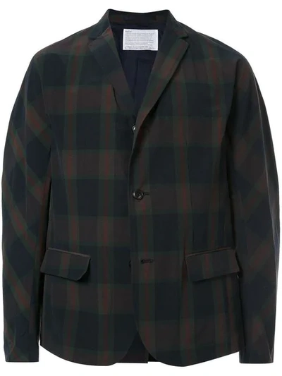 Kolor Checked Single-breasted Blazer - 绿色 In Green