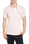 Lacoste Petit Pique Slim Fit Polo Shirt In Flamingo Pink
