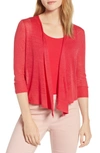 Nic And Zoe Nic+zoe Petites Four-way Cardigan In Cosmo Red